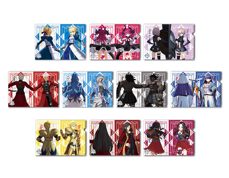 セガコラボカフェ Fate/Grand Order Arcade クリアファイルA（全10種）